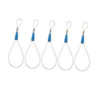 SEWOART 5 Pièces Faisceau de câbles outils de câble portables tire-câble électricien attache de fil câble de traction bande traction fil de traction dispositif tire-câble fil d'acier Blue