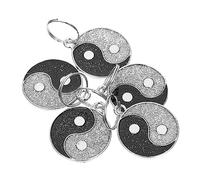 SEWOART 5 Pièces Id De L'animal Étiquettes De Chat Personnalisées Plaques D'identité pour Chiots Étiquette De Nom De Chiot Animal De Compagnie Numérique Black Alliage De Zinc