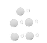 SEWOART 5 Pièces Miroir Betta Double Face Rond avec Boules Flottantes pour Aquarium Accessoire Fitness et Décoration pour Poisson Betta