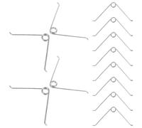 SEWOART 50 Pièces D'Accessoires pour Sécateurs Ressorts De Coupe Ressorts De Rechange pour Cisailles pour Sécateurs Portatifs Pièces Détachées Argentées