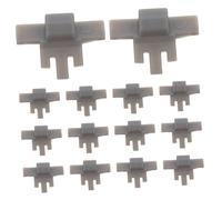 SEWOART 50 Pièces Limiteur d'Angle de Charnière en Plastique pour Porte d'Armoire à Fermeture Amortie, Clip de Restriction d'Ouverture, Lot de 50 Pièces, Compatible Charnières Américaines,