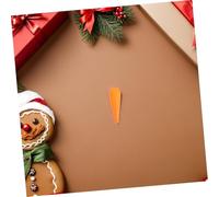 SEWOART 50 Pièces Nez Carotte Plastique pour Bonhomme de DIY Décoration de Noël Accessoire Orange Résistant Au Froid pour Fêtes Hiver et Halloween