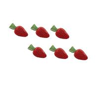 SEWOART 6 Pièces Collation Hamster Fraise Molaire De Soin des Dents Traite Le De Hamster Jouets à Mâcher Lapin Jouets D'enrichissement De Lapin Hamster Timothy Grass