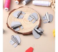 SEWOART 6 pièces Lot de Ourlet Roulé Acier Inoxydable Presseurs pour Machine à Coudre Accessoires de Couture Durables et Faciles à Installer