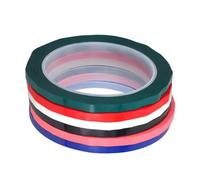 SEWOART 6 rouleaux Ruban Adhésif Fin Pet Multicolores pour Marquage Tableau Blanc Délimitation et Étiquettes Signalétiques Insulant et Résistant à Haute Température