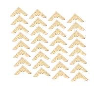 SEWOART 60 Pièces Lot de Protège Coins Vintage Doré Protection Décorative pour Albums Carnets Scrapbooking Coins de Photos Résistants et Faciles à Installer