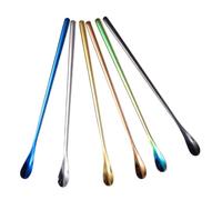 SEWOART 6pièces Distributeur De Nourriture pour Reptiles Cuillère Acier Inoxydable pour Lézards Et Geckos Outil De Préparation De Repas pour Petits Animaux Exotiques Mesure Et Mélange