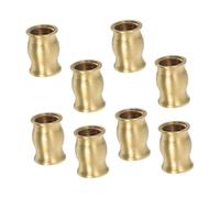 SEWOART 8 Pièces Brass Cutting Board Feet Solid Brass Riser for Trays Boxes and Wood Boards Replacement Furniture Display Enhancer
