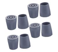SEWOART 8 pièces Embouts Caoutchouc pour Chaise Antidérapants pour Tabouret de Bain Rechange Stable et Résistant pour Canne Chaise Percée et Déambulateur
