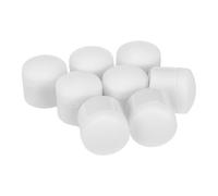 SEWOART 8 Pièces Lot de 8 Coussinets Adhésifs Blancs pour Siège de Toilette Bidet, Butoirs Silencieux Antidérapants Universels, Protections Solide et Imperméables pour Salle de Bain,