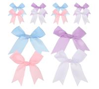 SEWOART 80 Nœuds Décoratifs Faits Main pour Sapin De Noël Rubans Mini-Nœuds Etc Idéal pour La Confection De Petits Nœuds pour Les Mariages