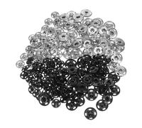 SEWOART 80 pièces Kit de Boutons Pression à Coudre Métal et Fermeture Sécurisée Ronde pour Vêtements Sacs Vestes et Projets Couture Polyvalents