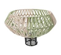 SEWOART Abat-Jour Suspendu Tissé Main en Fibres Naturelles, Cache-Lampe Bohème Léger pour Plafonnier Intérieur, Décoration Maison Cuisine, Ombrage Doux, Style Artisanal