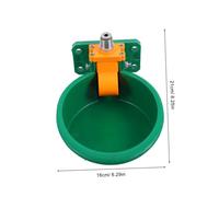 SEWOART Abreuvoir Automatique pour Moutons et Chèvres Bol Eau Anti-débordement avec Système Alimentation Continue Adapté à Différents de Bétail Dispositif Pratique pour Ferme et Élevage