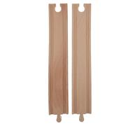 SEWOART Accessoires de Rails en Bois 2 Pièces Circuit de Train Garçon Fille Jeu Éducatif Manuel pour Assembler Voie d'Extension