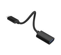 SEWOART Adaptateur Convertisseur OTG de Type C Noir en Alliage D'aluminium