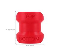 SEWOART Adaptateur de Transfert Liquide Rouge pour Flacon Diamètre 4 CM Entonnoir Anti-Fuite Réutilisable pour Savonnette Shampoing Lotion Connecteur Pratique pour Remplissage Rapide en