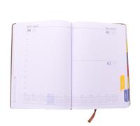 SEWOART Agenda 2027 en Papier Marron pour Prises de Notes Polyvalentes, pour Enseignants et Étudiants Lors de Voyages D'affaires ou Réunions