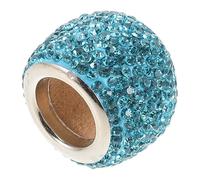 SEWOART Anneau Décoratif pour Siège De Voiture Perles De Siège Housses D'appui-tête Intérieur D'accessoires De Voiture Housse D'appui-tête De Voiture Bijoux Cuivre Sky-Blue
