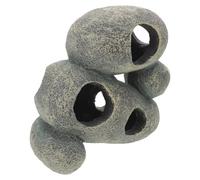 SEWOART Aquarium Rock Cave Hideout Resin Fish Tank Decoration for Betta Cichlids Shrimp Small Realistic Breeding Shelter for Tropical Fish