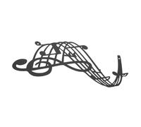 SEWOART Autocollant Mural En Métal Avec Note De Musique Décoration Harmonieuse Pour Salon (180 Mm)
