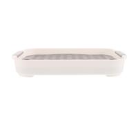SEWOART Bac à Litière pour Petits Animaux Toilettes en Plastique Anti-Renversement Polypropylène Moyen Format Usage Cage Lapin Hamster Cobaye Pet Soins