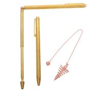 SEWOART Baguette Sourcier Cuivre Robuste Outil de Radiesthésie Multi-Usage pour Chasseurs de Fantômes et Localisation Facile à Utiliser pour Débutants et Experts Télescopiques