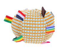 SEWOART Balle Sonore pour Chien avec Clochette Intégrée Peluche Douce Résistante Mastication Balle Interactive à Roulement pour Petits Moyens et Grands Chiens Stimulation Sensorielle et