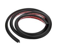 SEWOART Bande de Gouttière Auto-Adhésive en Silicone Noir 2M pour Camping-Car Flexible et Découpable Déviation des Eaux Pluviales Protection Anti-Infiltration pour Toiture de Véhicule