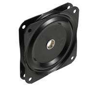 SEWOART Base Pivotante Carrée en Fer 73x73 Mm, Épaisseur 1.0 Mm, Finition Noire Moderne, pour Tabouret de Bar et Fauteuil Inclinable, Support Robuste et Rotation Fluide, Accessoires