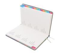 SEWOART Bloc-notes A5 pour Mots de Passe avec Onglets Alphabétiques Colorés, Carnet D’adresses de Sites Web, Gestion Détaillée des Connexions, Cahier Pratique Gris et Vert, Organisateur