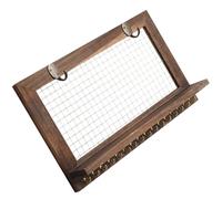 SEWOART Bois Porte-courrier Métal Mural et Porte-clés Rustique pour Entrée | Décor Mural Délicat, Installation Facile, Bords Lisses sans Bavure, Style Ferme pour Maison et Hall