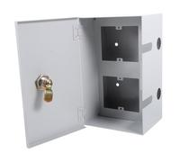 SEWOART Boîte de Dérivation Étanche Acier Inoxydable pour Prise Extérieure avec Serrure Protection pour Prise Électrique Boîtier Robuste pour Chargeur de Électrique Extérieur