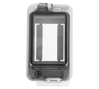 SEWOART Boîte de Disjoncteurs Étanche Ip67 Fenêtre Transparente, Protection Extérieure pour Coffret Électrique 2 Circuits, Boîtier de Protection Électrique Solide pour Usage Résidentiel