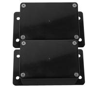 SEWOART Boîte de Jonction Étanche Noire Oreilles 100x68x50 Mm Couvercle de Protection pour Rallonge Électrique Extérieure Lot de 2 Boîtes pour Installation Électrique Extérieure
