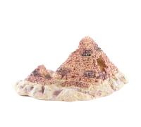 SEWOART Boîte De Reptile Modèle Pyramide De Simulation, 1 Pièce, Décoration, Trou De Cachette De Lézard, Étui À Chenilles, Ornement, Artisanat d'art en Résine
