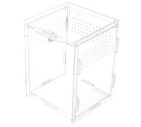 SEWOART Boîte Élevage Transparente pour Reptiles Terrarium Modulable pour Reptiles Et Amphibiens avec Ventilation Optimale Et Observation Facile De Visibilité Idéale pour Serpents