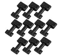SEWOART Boucle de Moule en Plastique Noir 35pcs pour Pot de Fleur et Pilier de Rampe, Application Multifonctionnelle Rapide et Design Esthétique pour Loisirs Créatifs