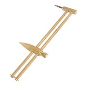 SEWOART Boussole En Céramique Compas Moulage En Argile Outils Boussole Circulaire Outil De Sculpture D'argile D'argile Étriers De Mesure Laiton Golden