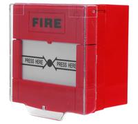 SEWOART Bouton d'Alarme Incendie Manuel Réarmable Rouge Double Lame Interrupteur d'Appel d'urgence pour Systèmes d'Alarme Domestiques Dispositif de Sécurité Incendie Adapté Bureau