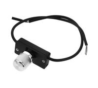 SEWOART Bouton de Remplacement Rotatif Noir en Bakélite pour Radiateur Mural et Chauffe-eau, Interrupteur Rotatif Multifonction en Plastique, Usage Domestique