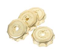 SEWOART Boutons de Commande Remplacement Lot de 4 en Fer Doré Contrôle Précis du Gaz pour Cuisinière à Gaz pour Chef Professionnel et Cuisinier Domestique