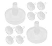 SEWOART Butée En Caoutchouc De Pédale De Frein 10 Pièces Blanc Accessoires Pour Pédales Automobile Contacteur De Feux Stop Usage Automobile Universal