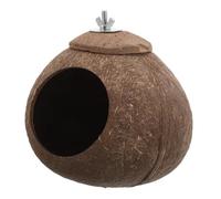 SEWOART Cabane à Perroquets Noix De Noix Nid Oiseau Suspendu pour Perruches Conures Et Petits Oiseaux Nichoir Extérieur pour Jardin