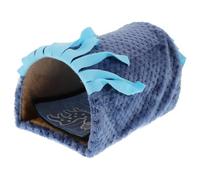SEWOART Cachette Multi-Chambres pour Hamster Cochon Dinde Litière Tunnel À Pompons Nid pour Animaux Dintérieur Style Aléatoire