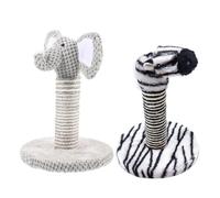 SEWOART Cadre Descalade Élégant pour Chat 2 Pièces Arbre À Chat Chaton Poteau À Gratter Usage Quotidien Décoratif pour La Maison