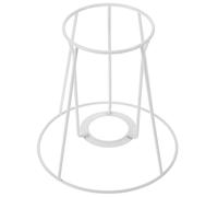 SEWOART Cadre Métallique pour Abat-Jour DIY E27 Support pour Lampe de Table Filaire Dimensions 9 CM Haut Diamètre 15 CM Inférieur et Hauteur 15 CM Compatible Lampes de Table