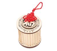 SEWOART Cage De Cricket Portable en Bambou Faite Main, Cage De Rangement Ronde, Transport Sécurisée pour Insectes, pour Observation Extérieure Et Garçon Et Filles Curieux