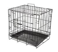 SEWOART Cage pour Animaux Pliable pour Chien Noir 35 Abri Pratique pour Petits Et Moyens Chiens Facile à Ranger Poignée De Sécurité