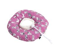 SEWOART Cercle De Honte Étanche Collier De Chat Collier pour Animaux De Compagnie Collier LED pour Chien Cône De Récupération Chat Cône De Chat Collier De Chien Coton PP Rose
